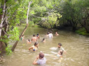 ba&ntilde;o en rio