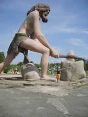 parque baconao, hombre de las cavernas