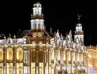Gran Teatro de La Habana de noche
