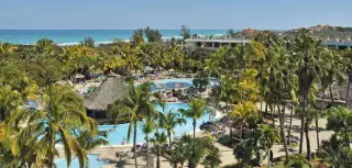 hotel sol palmeras,piscina y jardines