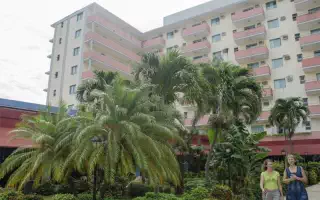 hotel sunbeach, exteriores